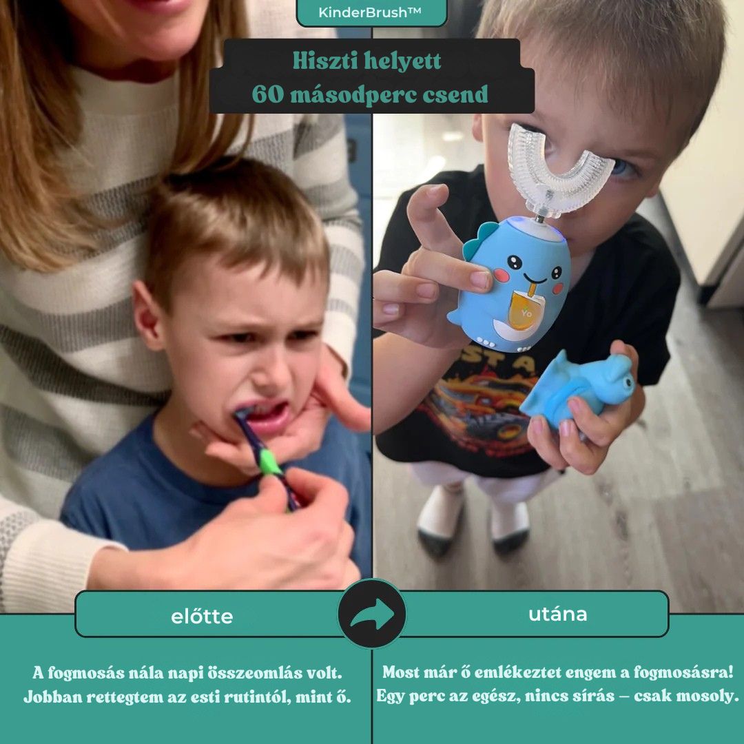 KinderBrush™ Pro - U-Alakú Fogkefe Gyermekeknek