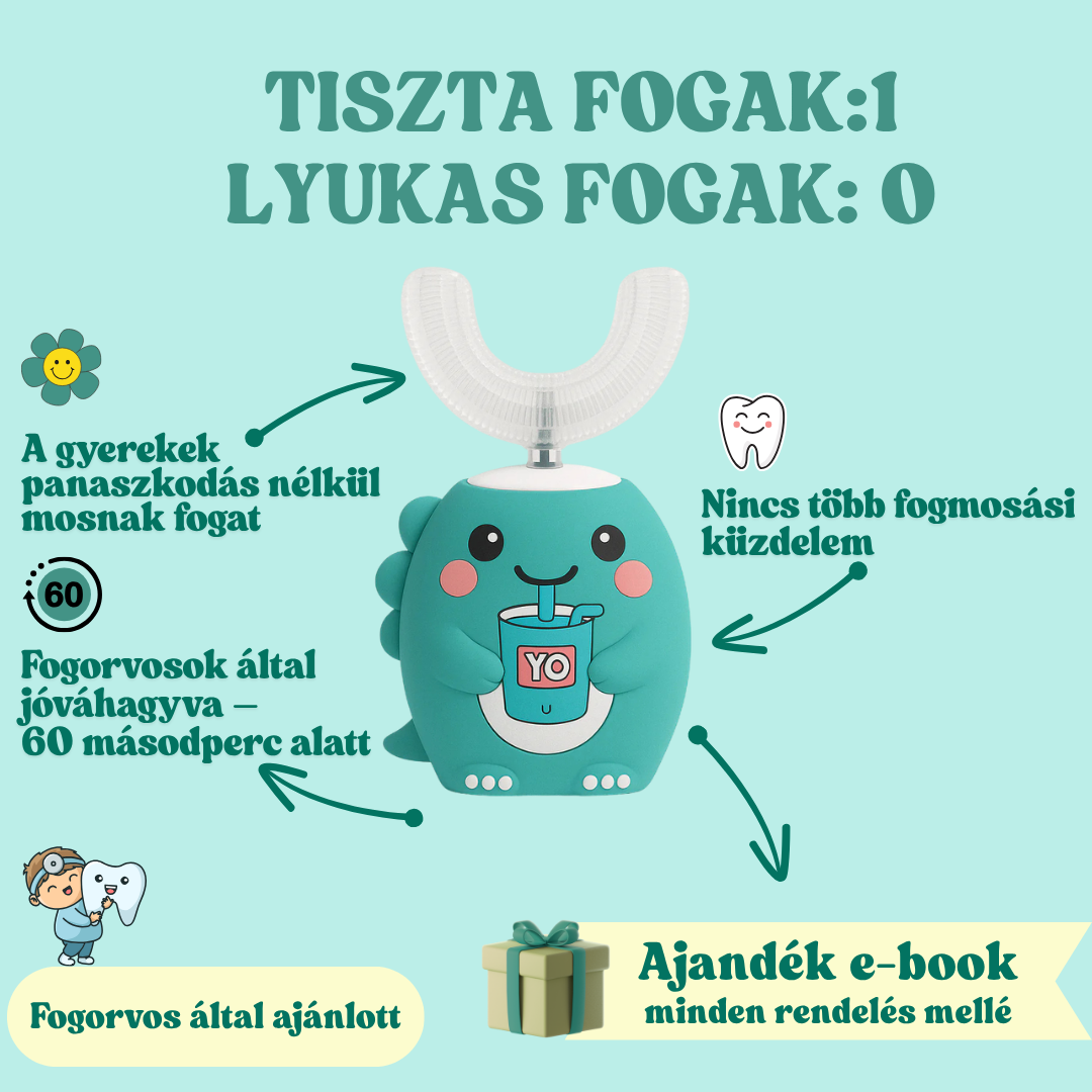 KinderBrush™ Pro - U-Alakú Fogkefe Gyermekeknek