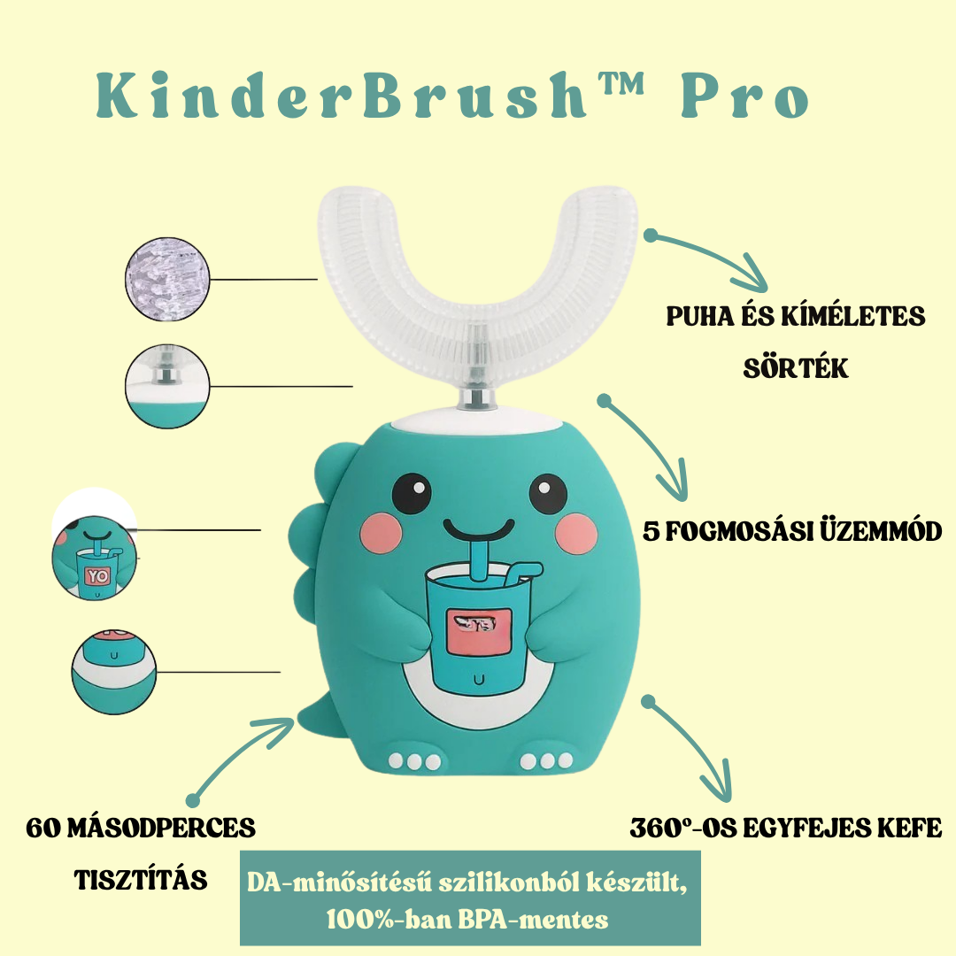 KinderBrush™ Pro - U-Alakú Fogkefe Gyermekeknek