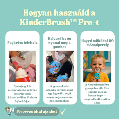 KinderBrush™ Pro - U-Alakú Fogkefe Gyermekeknek